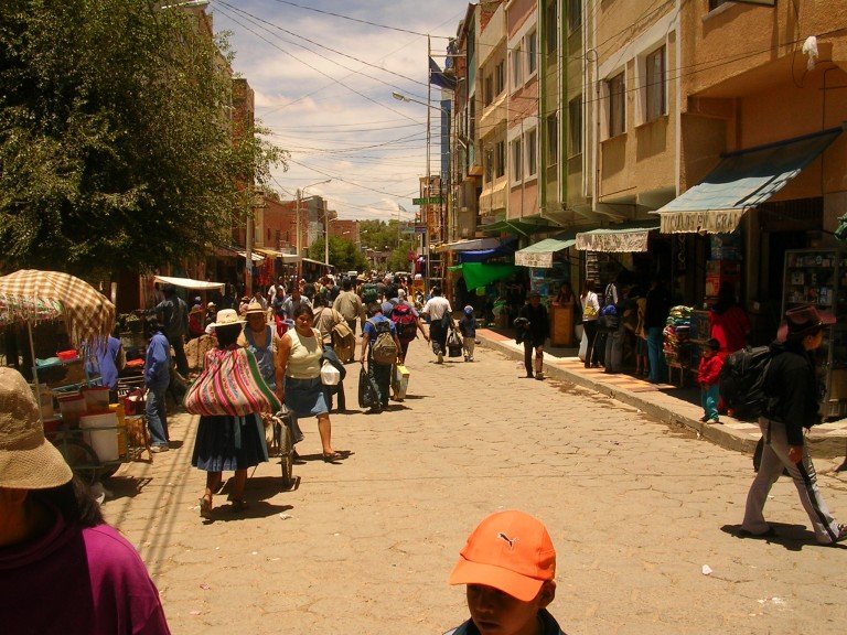 Ciudad de Villazón en el sur de Bolivia